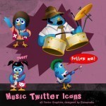 Music-Twitter-Icons