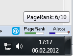 Pagerank Update Febuar 2012